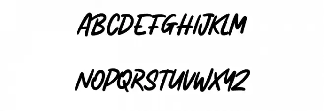 Arghfunks Free Regular Font LOWERCASE