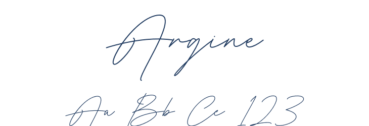 Argine Font Preview