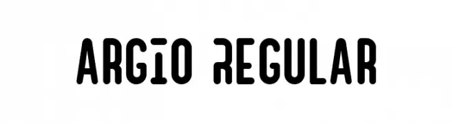 Argio Regular  免费字体下载