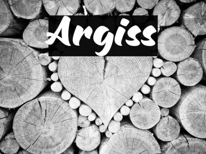 Argiss Font examples