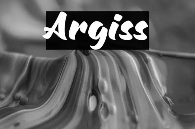 Argiss Font examples