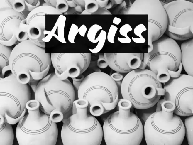 Argiss Font examples
