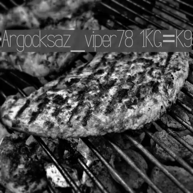 Argocksaz_viper78 1KG=K9 Font examples
