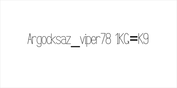Argocksaz_viper78 1KG=K9 Logo