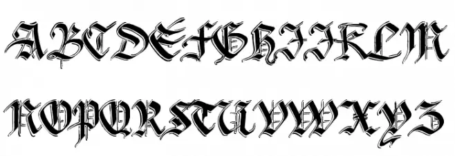 Argor Biw Scaqh Caratteri MAIUSCOLE