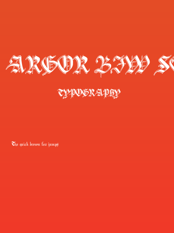 Argor Biw Scaqh Poster