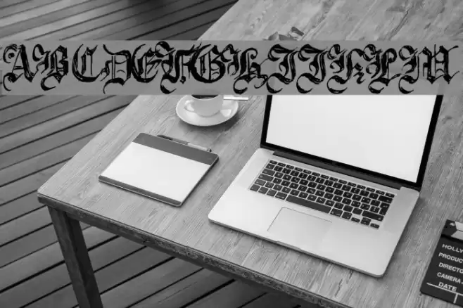 Argor Brujsh Scaqh Font examples