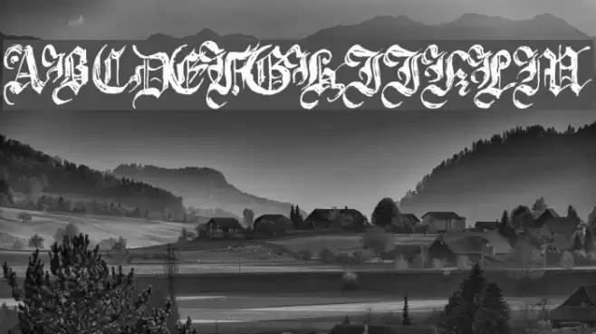 Argor Brujsh Scaqh Font examples