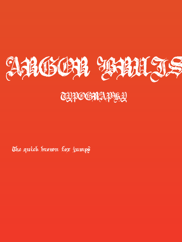 Argor Brujsh Scaqh Poster