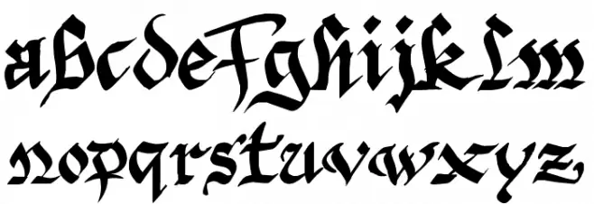 Argor Fast Scaqh 字体 小写