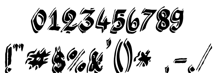 Argor Flahm Scaqh Font OTHER CHARS