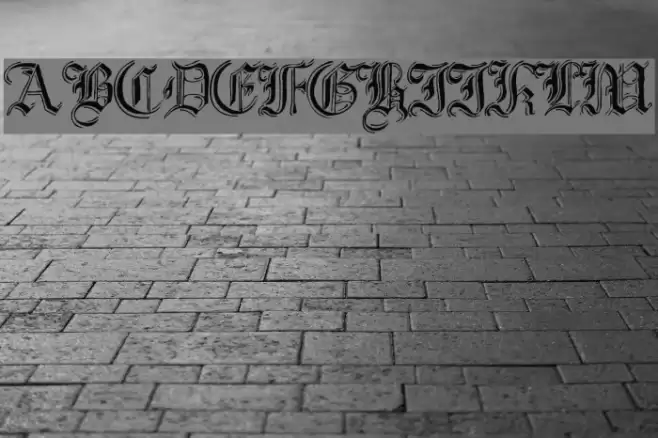 Argor Got Scaqh Schriftart examples