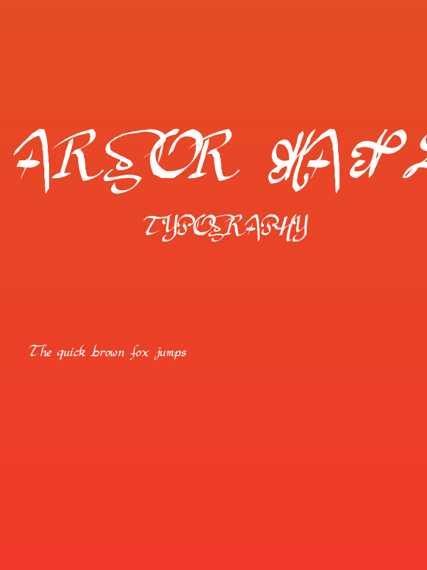 Argor Man Scaqh Poster