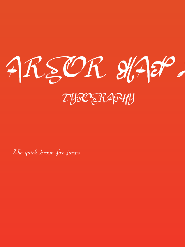 Argor Man Scaqh Poster