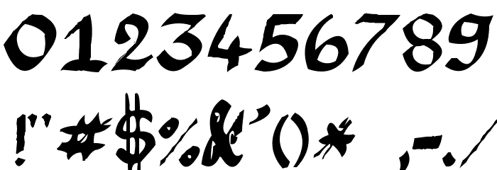 Argor Priht Scaqh Font OTHER CHARS