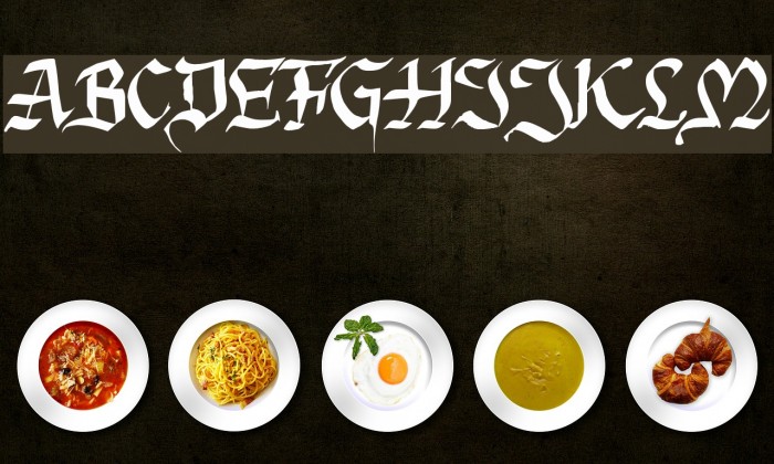 Argor Priht Scaqh Font examples