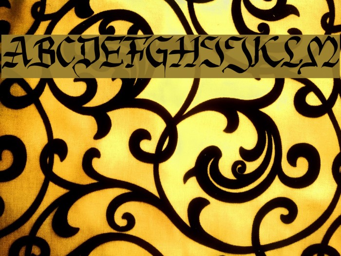 Argor Priht Scaqh Font examples