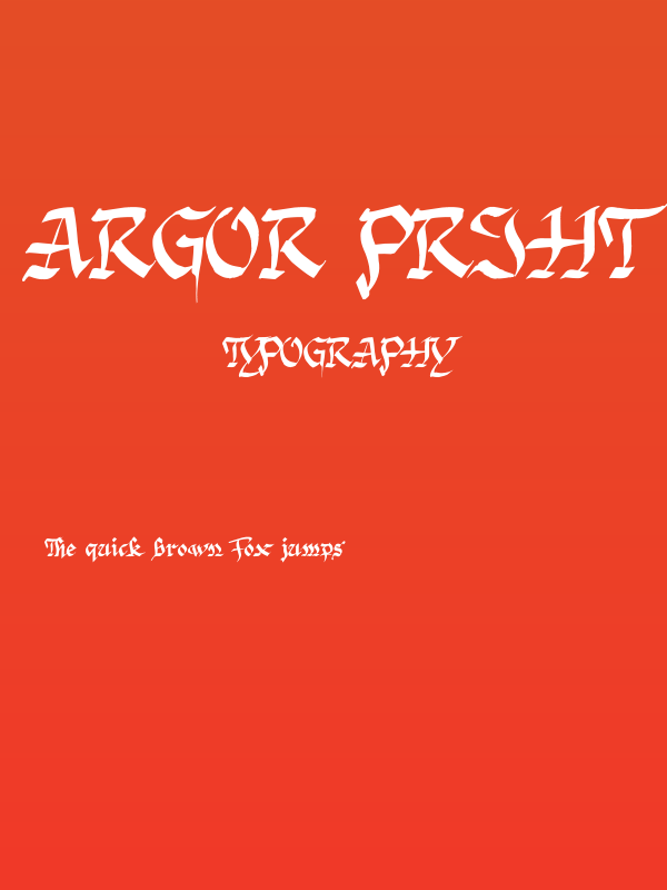 Argor Priht Scaqh Poster