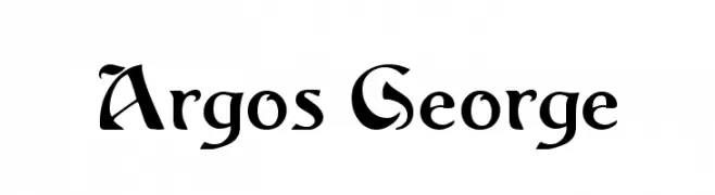 Argos George  baixar fontes gratis