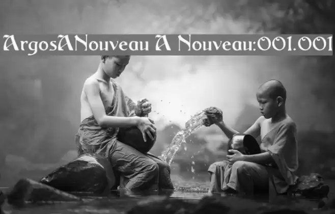 ArgosANouveau A Nouveau:001.001 Font examples