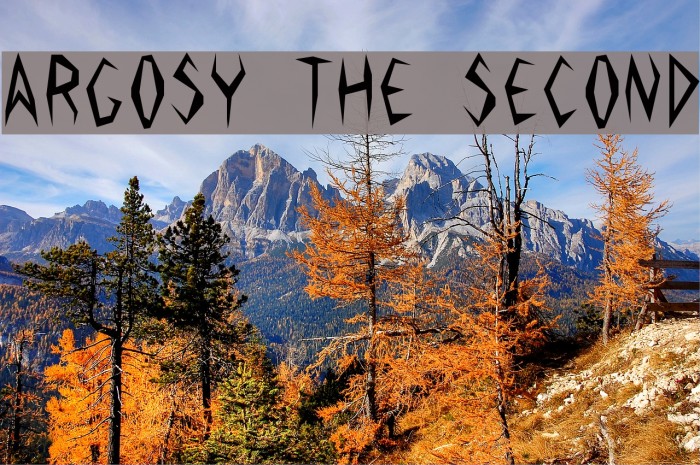 Argosy the Second Font examples