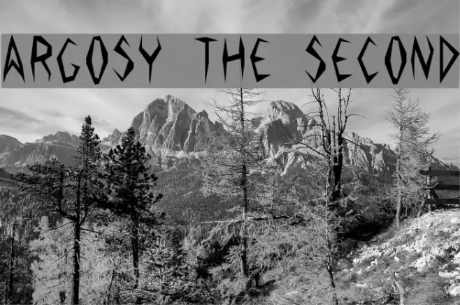 Argosy the Second Caratteri examples