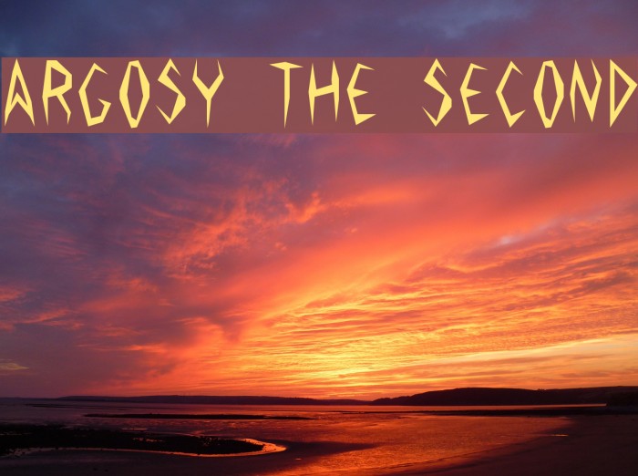 Argosy the Second Font examples