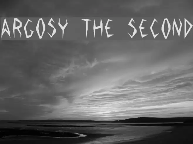 Argosy the Second Caratteri examples