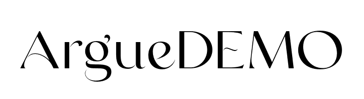 ArgueDEMO  font caratteri gratis