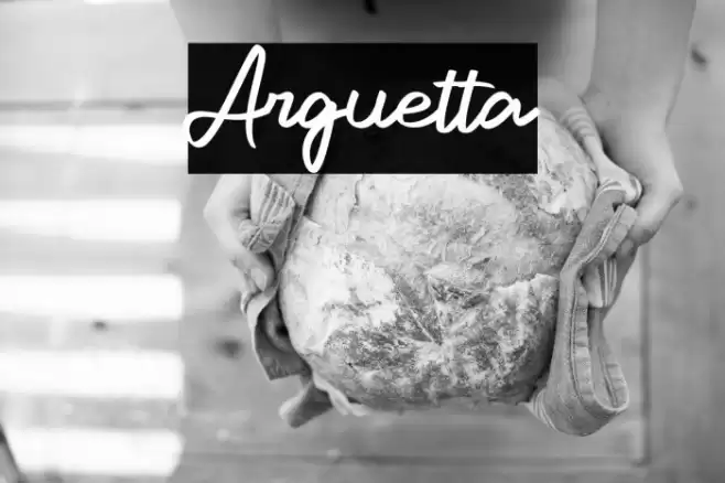 Arguetta Font examples