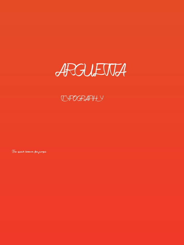 Arguetta Poster
