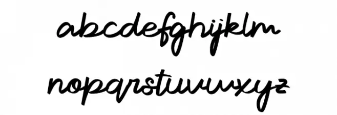 Arguetta Font LOWERCASE