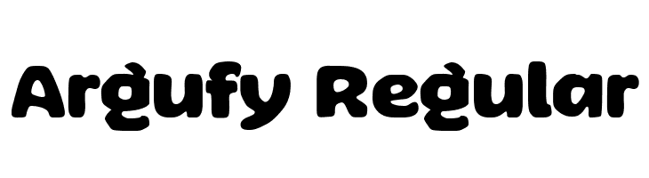 Argufy Regular  免费字体下载