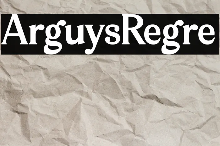 Arguys Regret Example 2