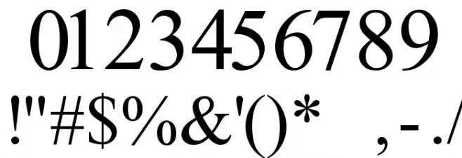 ArhaicRegular Schriftart Anderer Schreiben