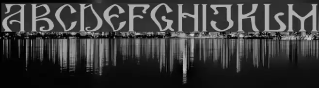 ArhaicRegular Schriftart examples