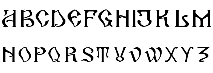 ArhaicRegular Fuentes MINÚSCULAS