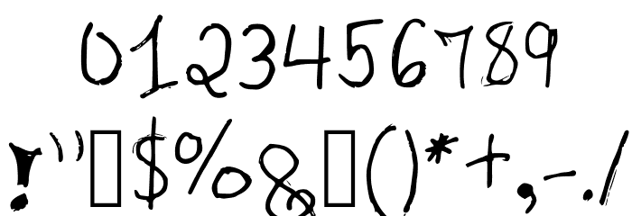 Aria Regular Font OTHER CHARS