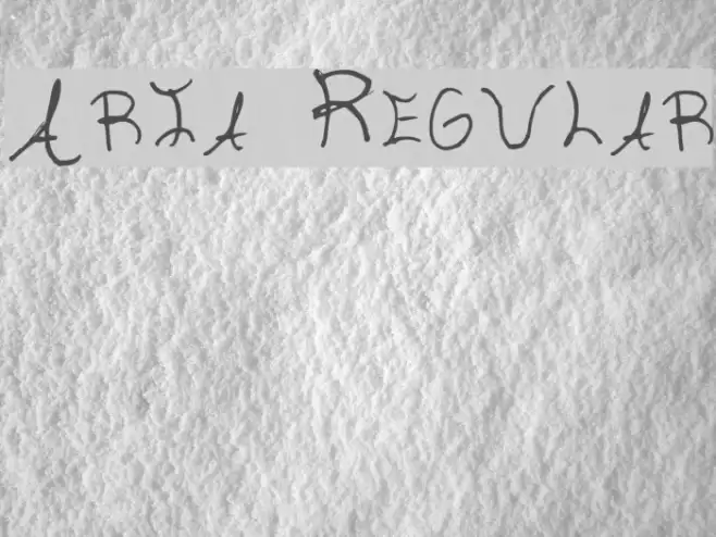 Aria Regular Fuentes examples