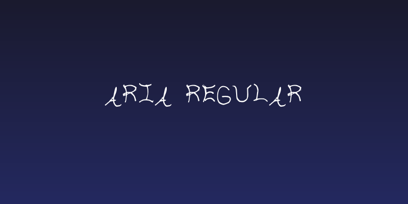 Aria Regular Social Header