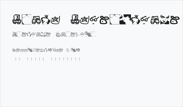 Arial Alternative Symbol Business Card