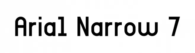 Arial Narrow 7  baixar fontes gratis