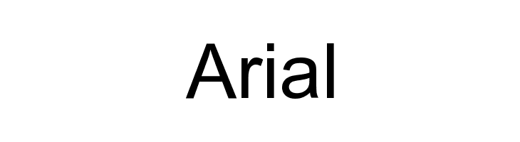 Шрифт arial 2