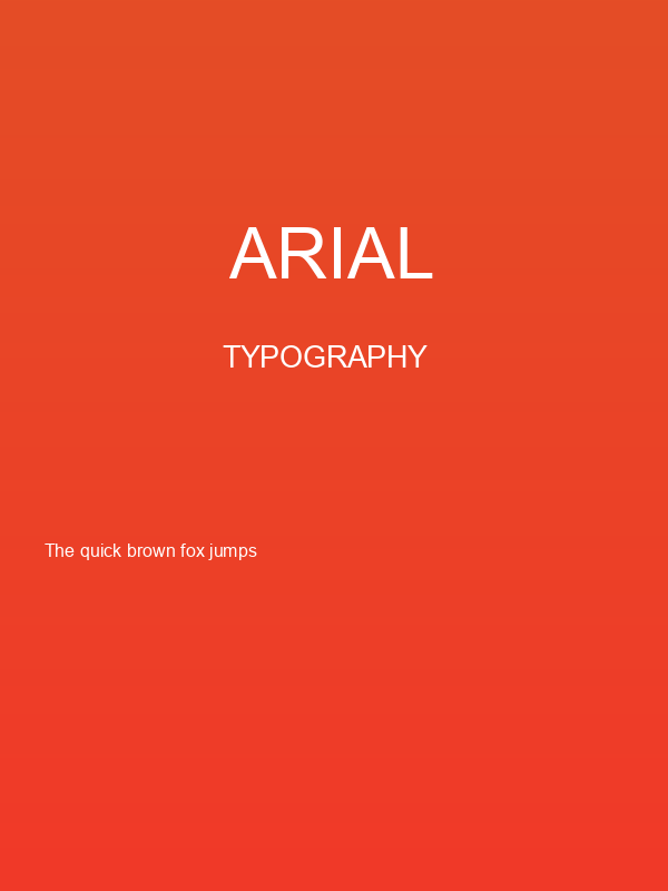 Arial Poster