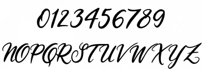 Ariana Violeta Schriftart Anderer Schreiben