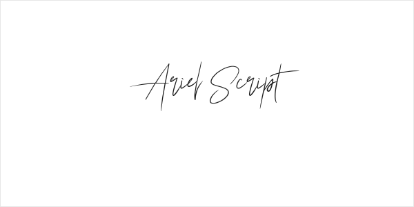 Ariel Script Logo