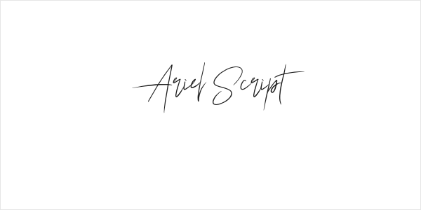 Ariel Script Logo