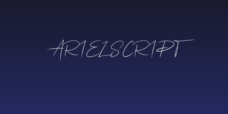 Ariel Script Social Header