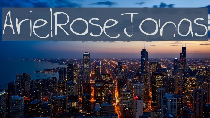 ArielRoseJonas Example 2