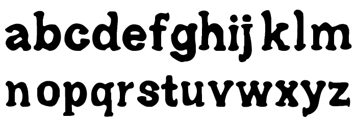 Ariendezze Font LOWERCASE